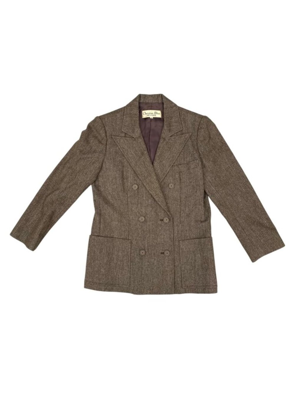 Dior Tailored Jacket Brown